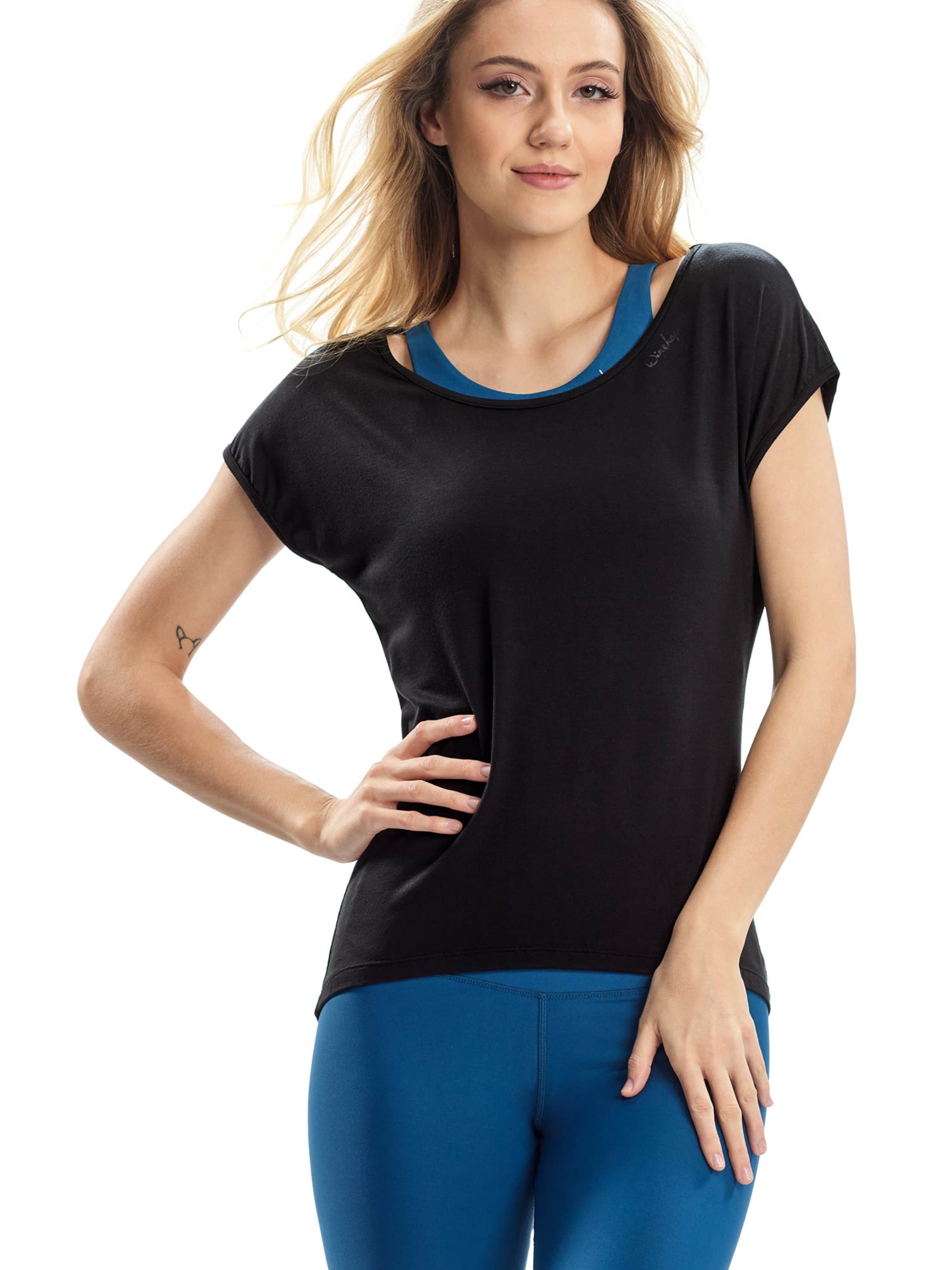 Winshape Sporttopp ' BAMT002 ' i svart: framsida