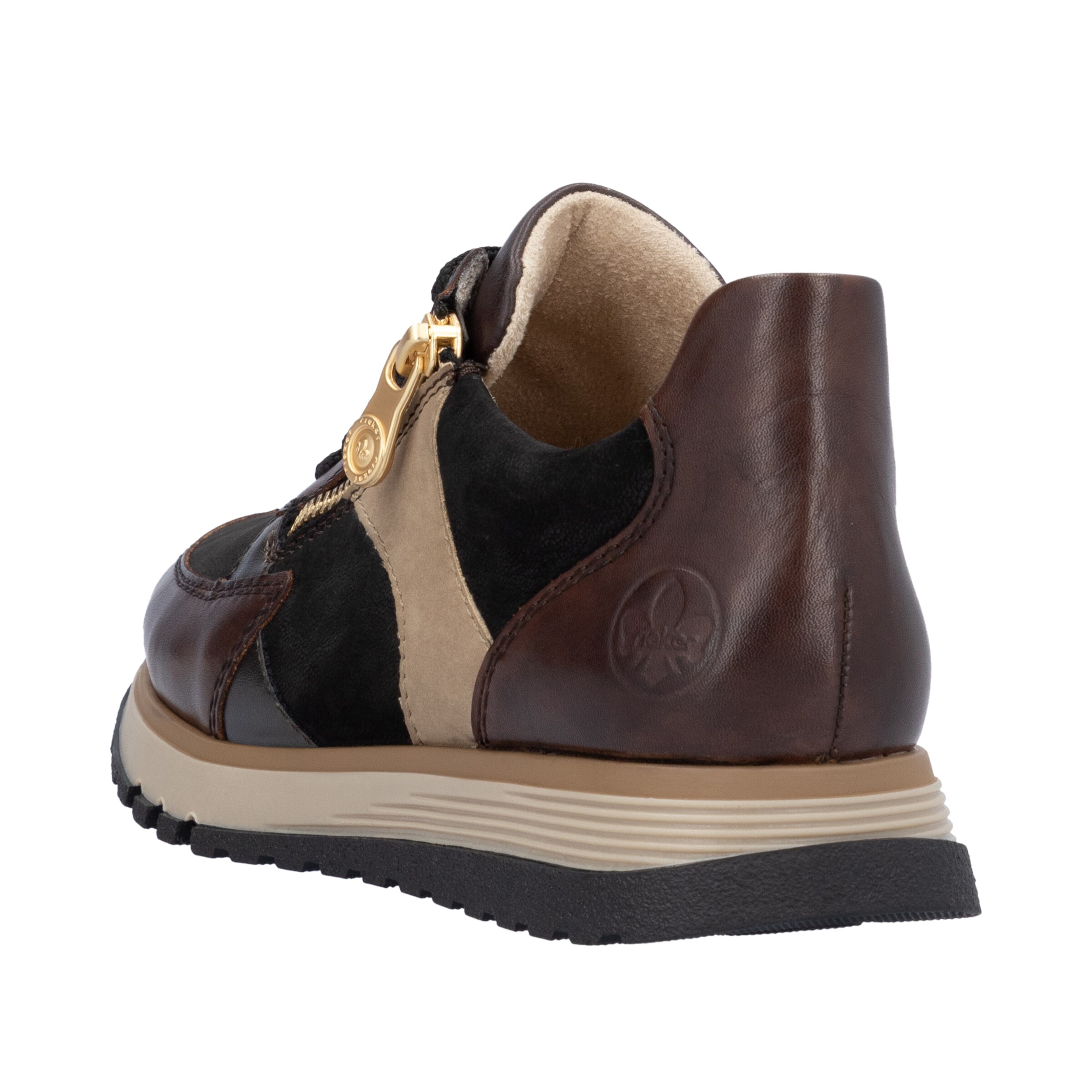 Baskets basses Rieker en marron