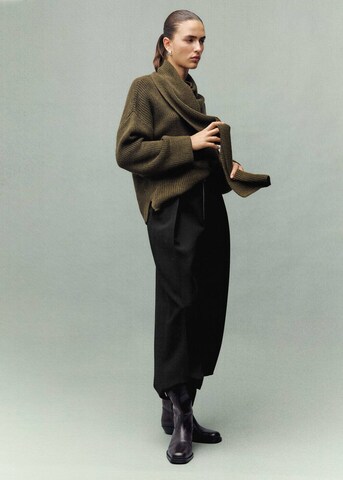 MANGO Loose fit Pants 'Laly' in Black