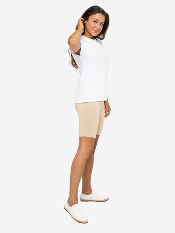 celodoro Slim fit Leggings 'Stretchy' in Beige