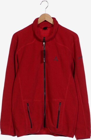 Schöffel Sweatshirt & Zip-Up Hoodie in L-XL in Red: front