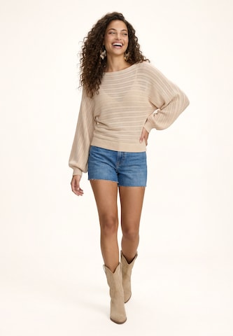 aleida - Sweatshirt em bege