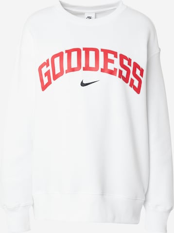 Sweat-shirt 'PHNX FLC' Nike Sportswear en blanc : devant