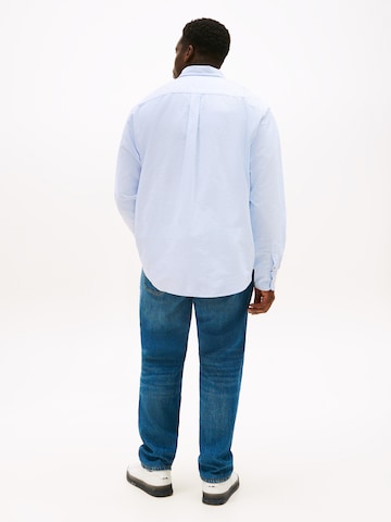 Tommy Hilfiger Big & Tall Regular fit Button Up Shirt 'HERITAGE' in Blue
