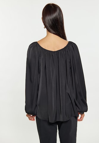 usha BLACK LABEL - Blusa em preto