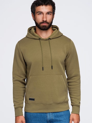 Sweat-shirt Ombre en vert : devant