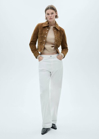 MANGO Trui 'HEFESTO' in Grijs: voorkant