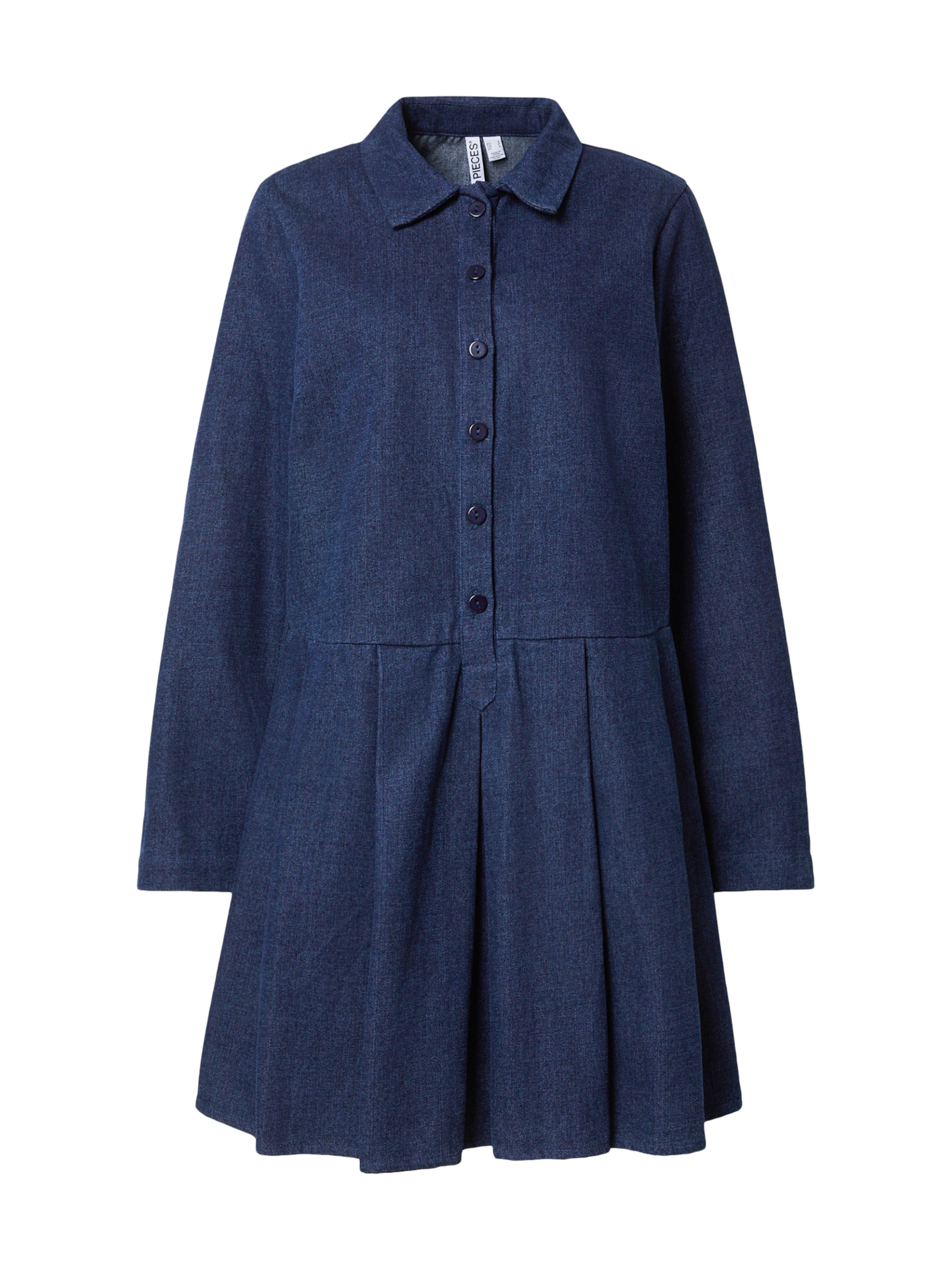 PIECES Shirt Dress 'PCJINA' in Blue: front