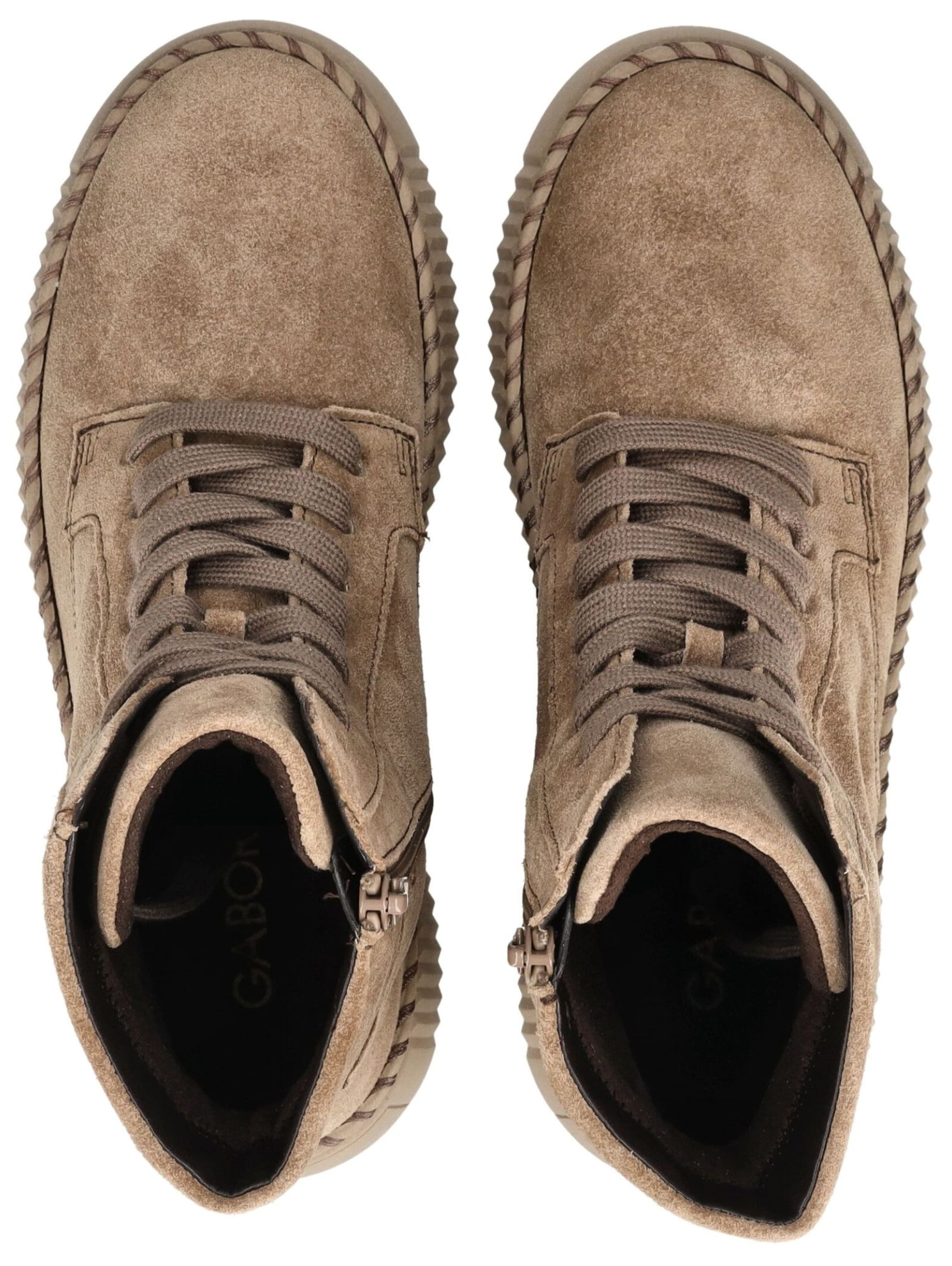 Stivaletto stringato di GABOR in beige