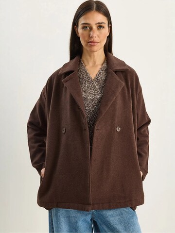 Bianco Lucci Mantel in Braun