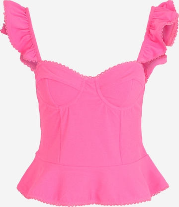 River Island Petite Top in Pink: front