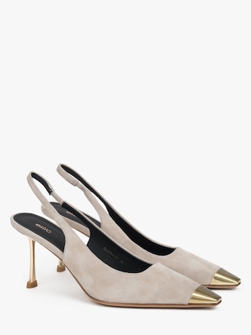 Estro Slingpumps '7762' in Beige
