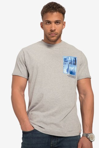T-Shirt STHUGE en gris : devant