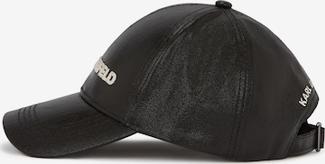 Karl Lagerfeld - Boné 'Essential' em preto: frente