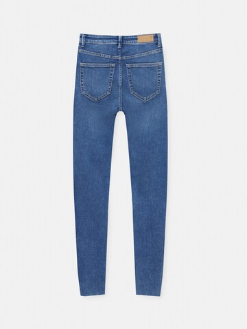 Pull&Bear Skinny Jeansy w kolorze niebieski