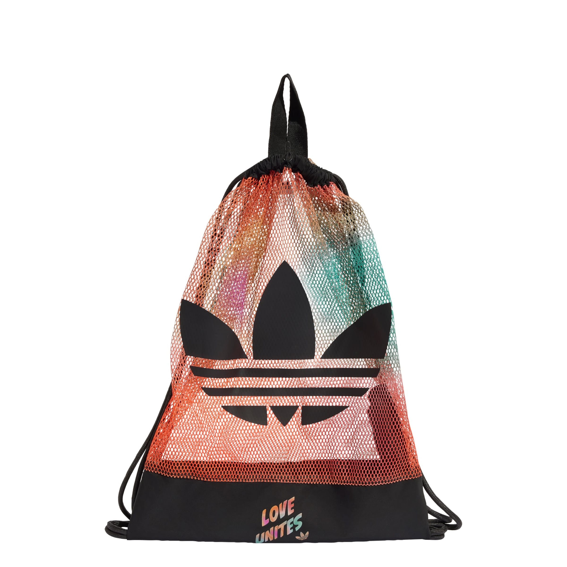 ADIDAS ORIGINALS Gym Bag 'Pride' in One size in Aqua / Yellow / Salmon / Black, Item view