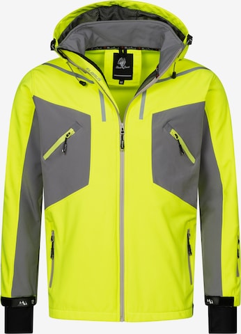 Rock Creek Outdoor jacket in Yellow: front