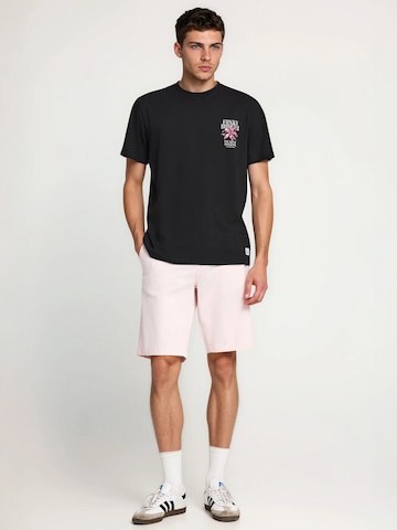 melns Funky Buddha T-Krekls