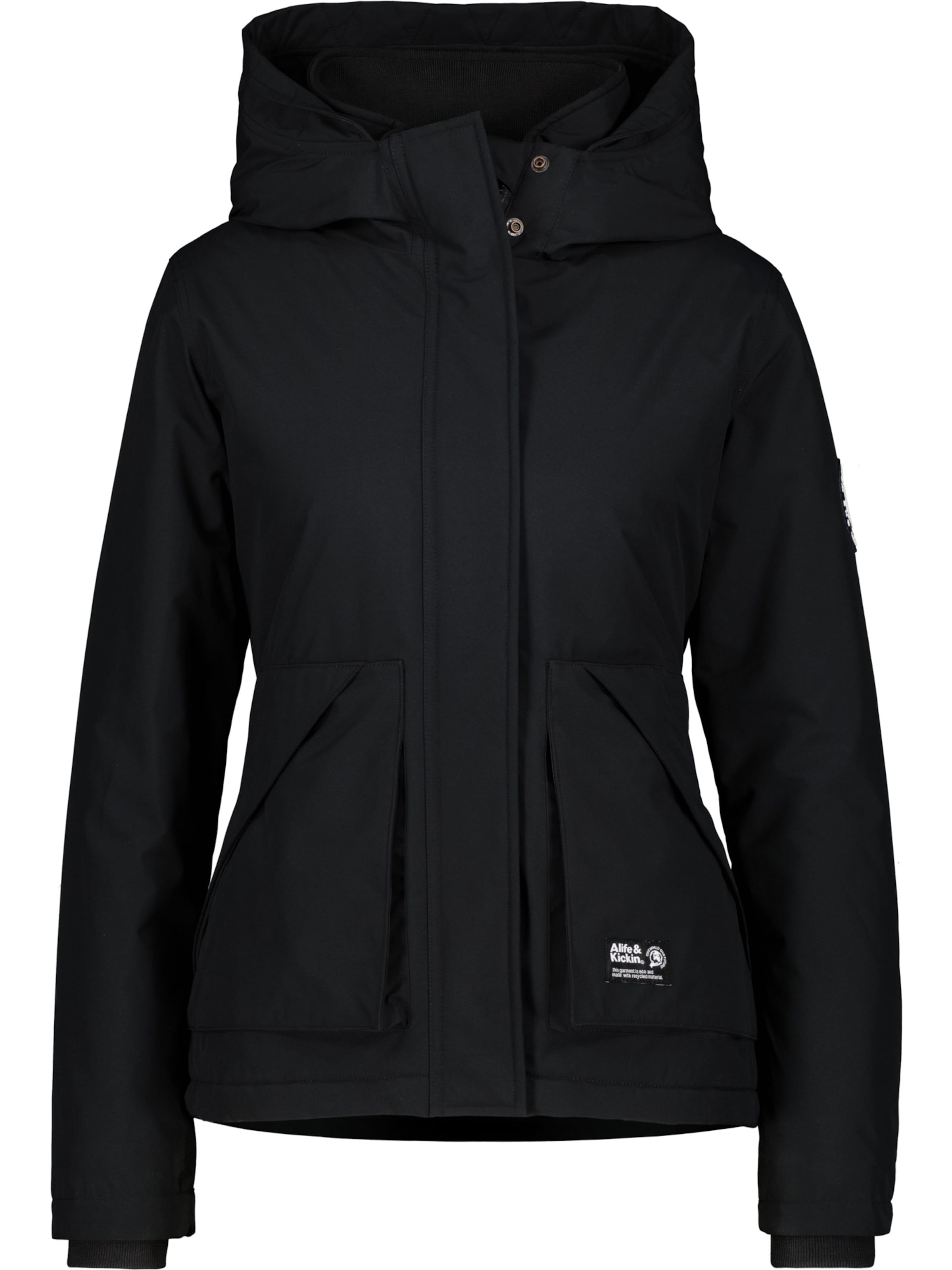 alife & kickin Winterjacke 'NaomiAK' in Blau: Vorderseite