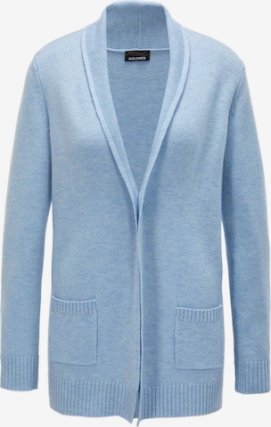 Goldner Gebreid vest in Blauw: voorkant