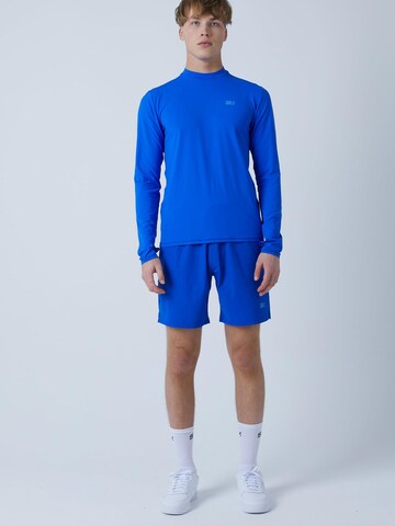 SPORTKIND Funktionsshirt 'Langarmshirt High-Neck'‌‌‌‌‌‌‌‌‌ in Blau: Vorderseite
