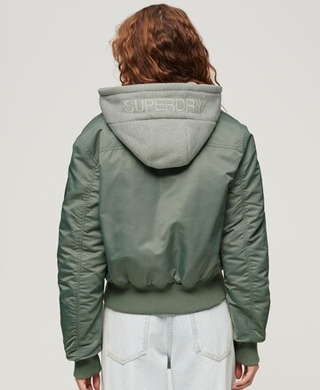 Veste mi-saison Superdry en vert