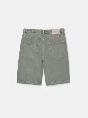 Largi Jeans de la Pull&Bear pe verde