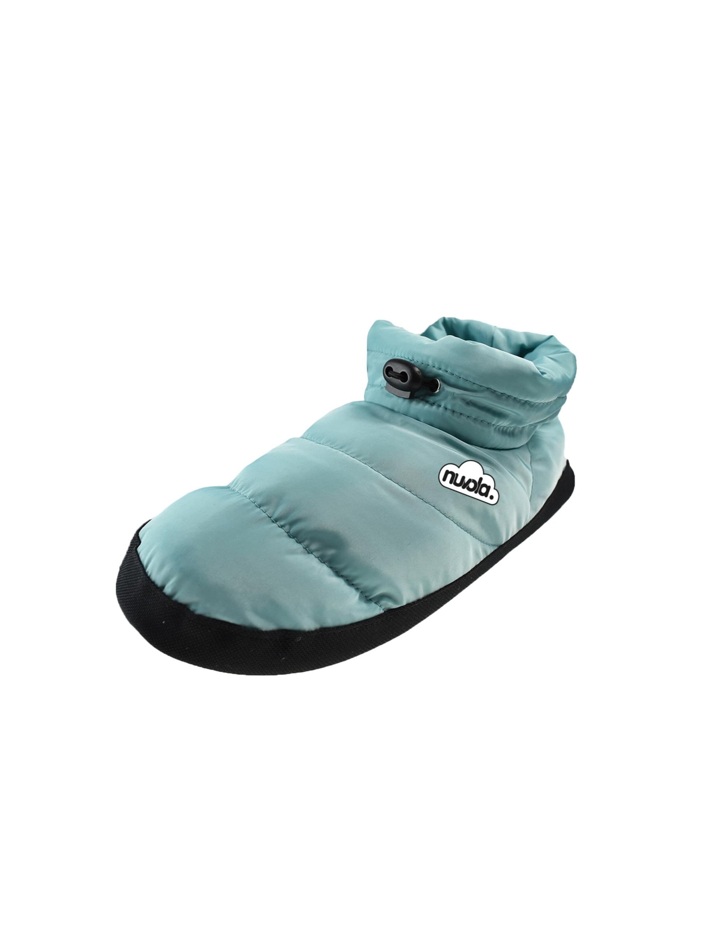 Nuvola. Slipper 'Boot Home' in Blue: front