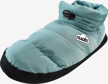 Nuvola. Slipper 'Boot Home' in Blue: front