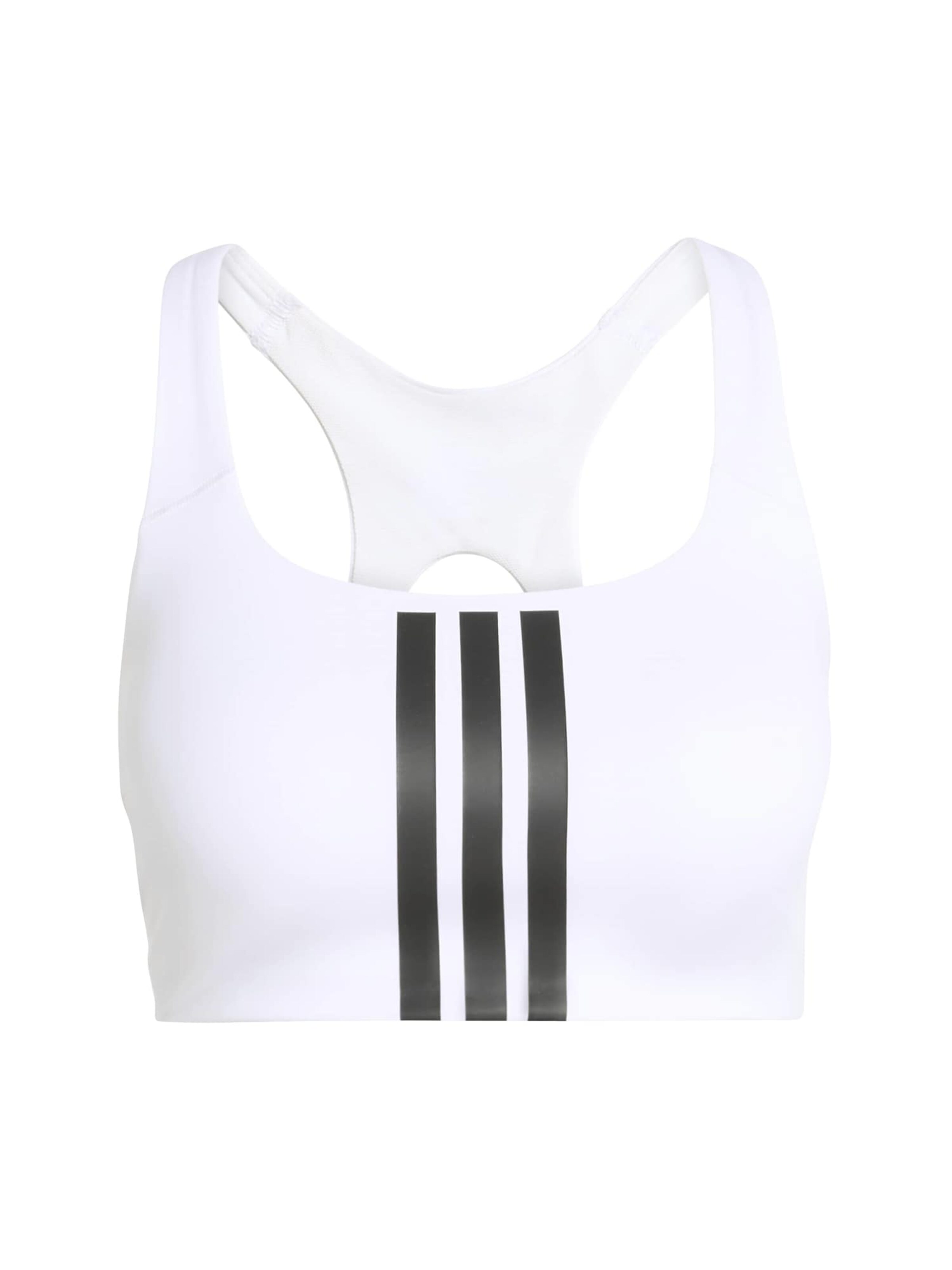 ADIDAS PERFORMANCE Sport-BH 'OPT 3S' in Weiß: Vorderseite