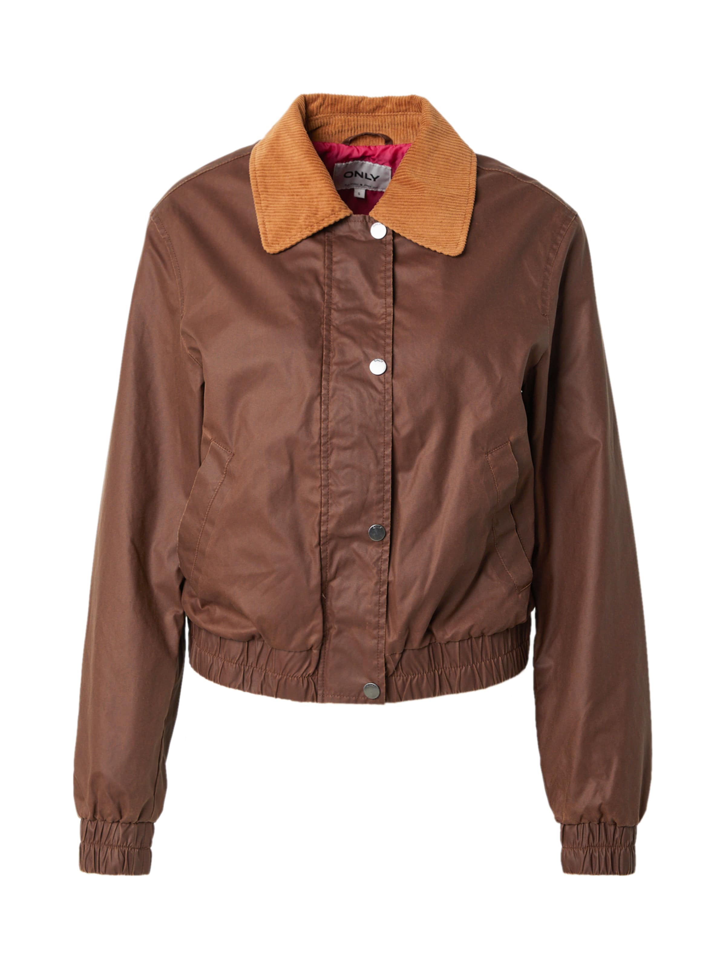 ONLY Kevad-sügisjope 'ONLELENA', värv pruun: eest vaates