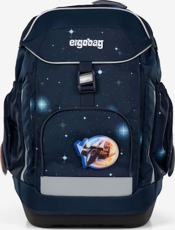 ergobag Backpack 'Maxi Schulrucksack Set 6tlg.' in Blue: front