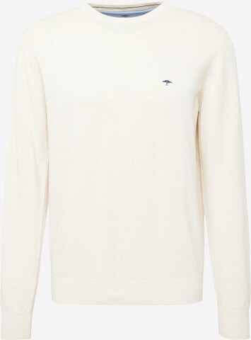 FYNCH-HATTON Sweater in White: front