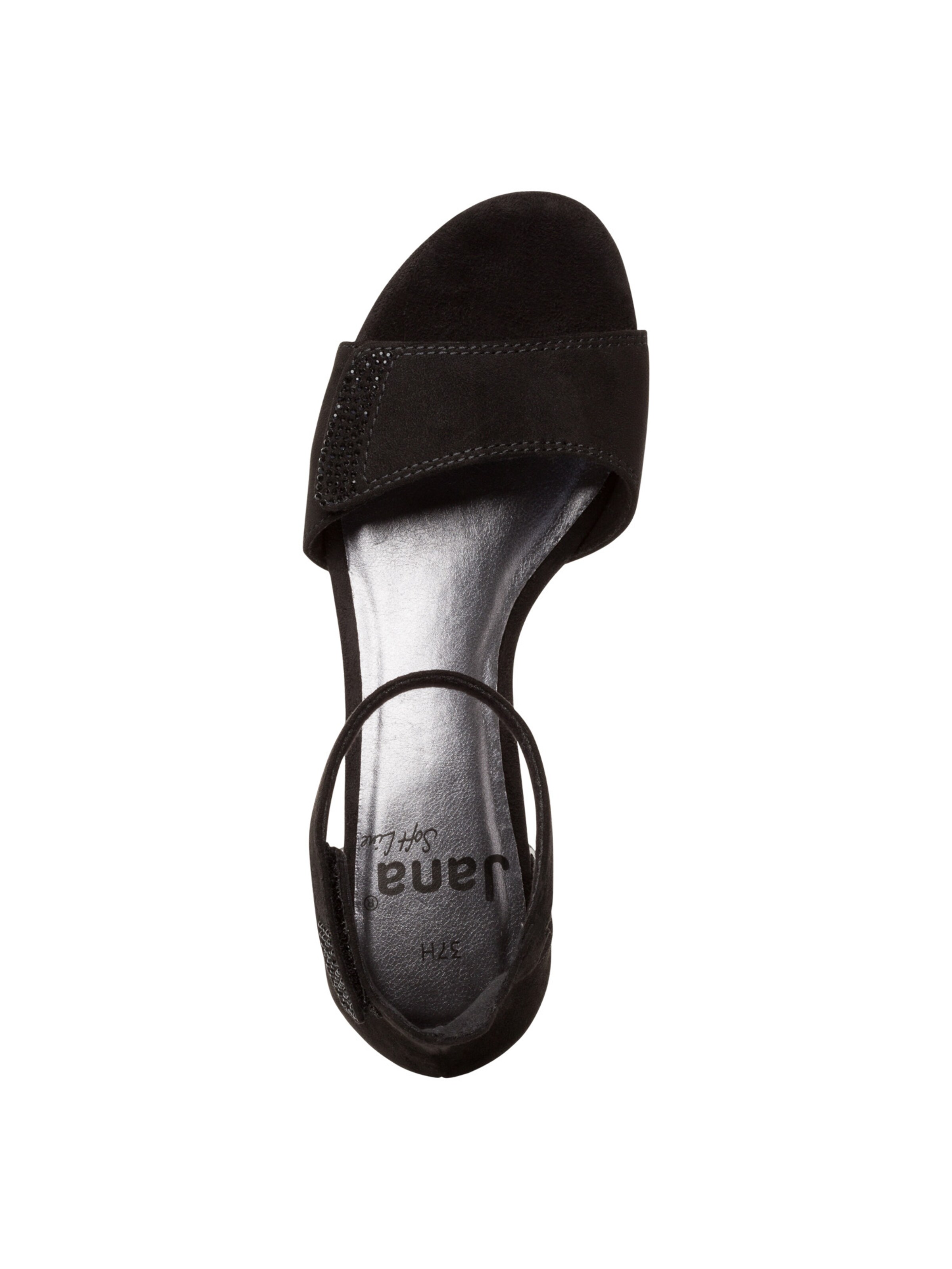 JANA Sandale in Schwarz