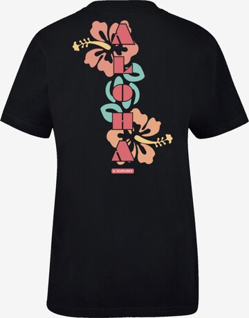 F4NT4STIC Shirt 'Aloha' in Zwart