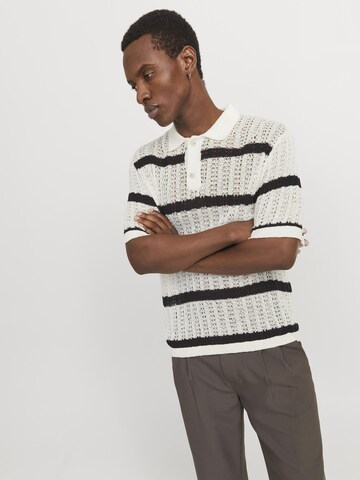 JACK & JONES Pullover i hvid