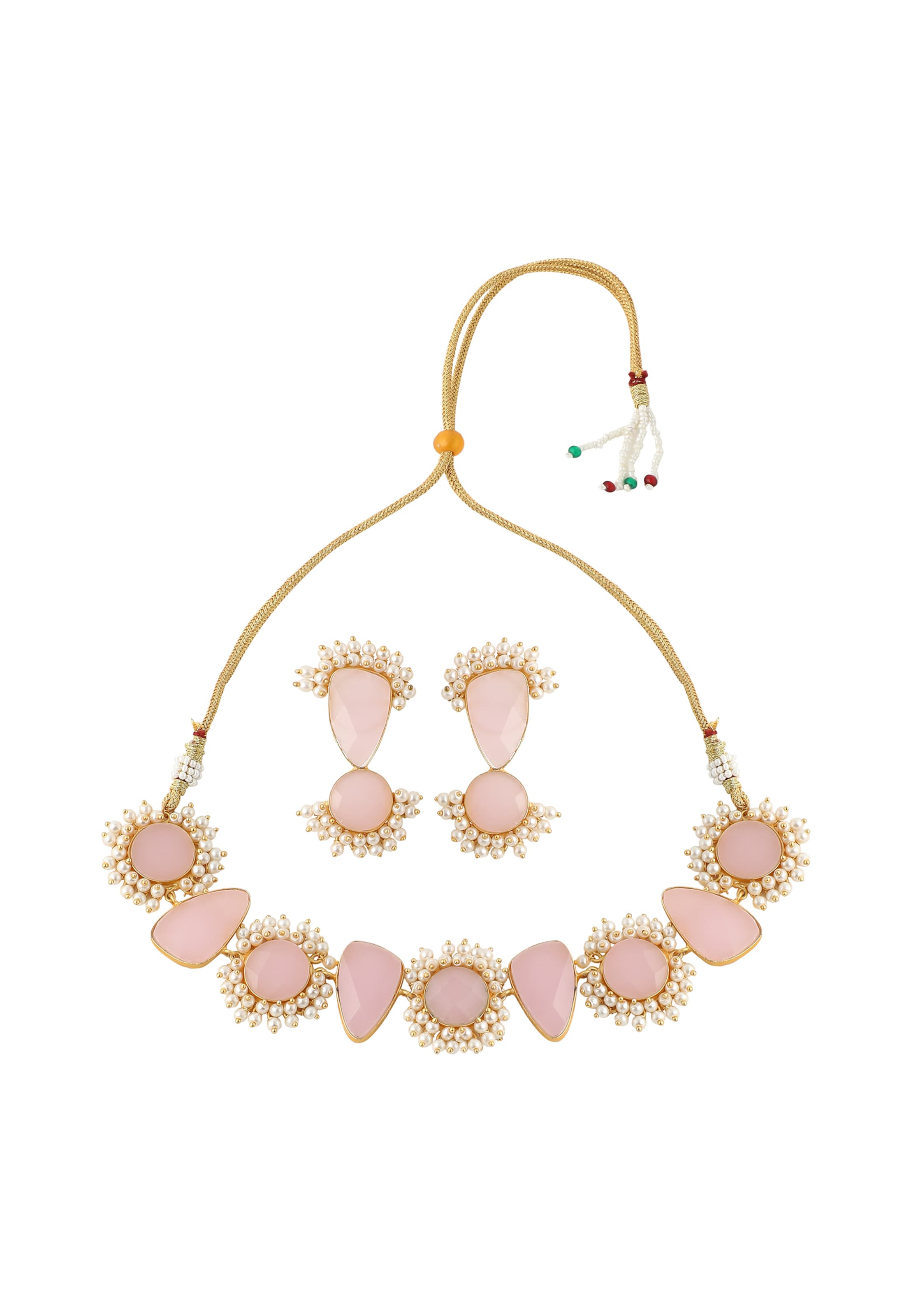 rozā SOHI Rotaslietu komplekts 'Latisha': no priekšpuses