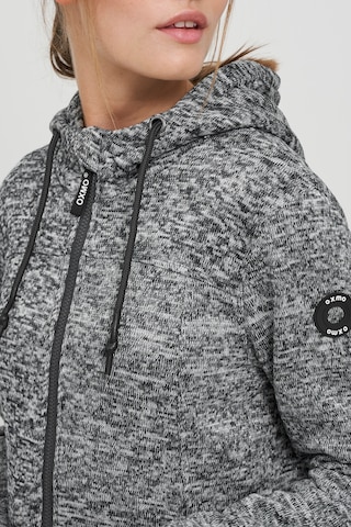 Oxmo Fleece Jacket 'Kajsa' in Grey