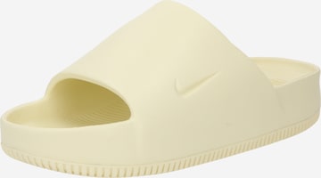 Nike Sportswear Пантолеты 'CALM SLIDE' в Желтый: спереди