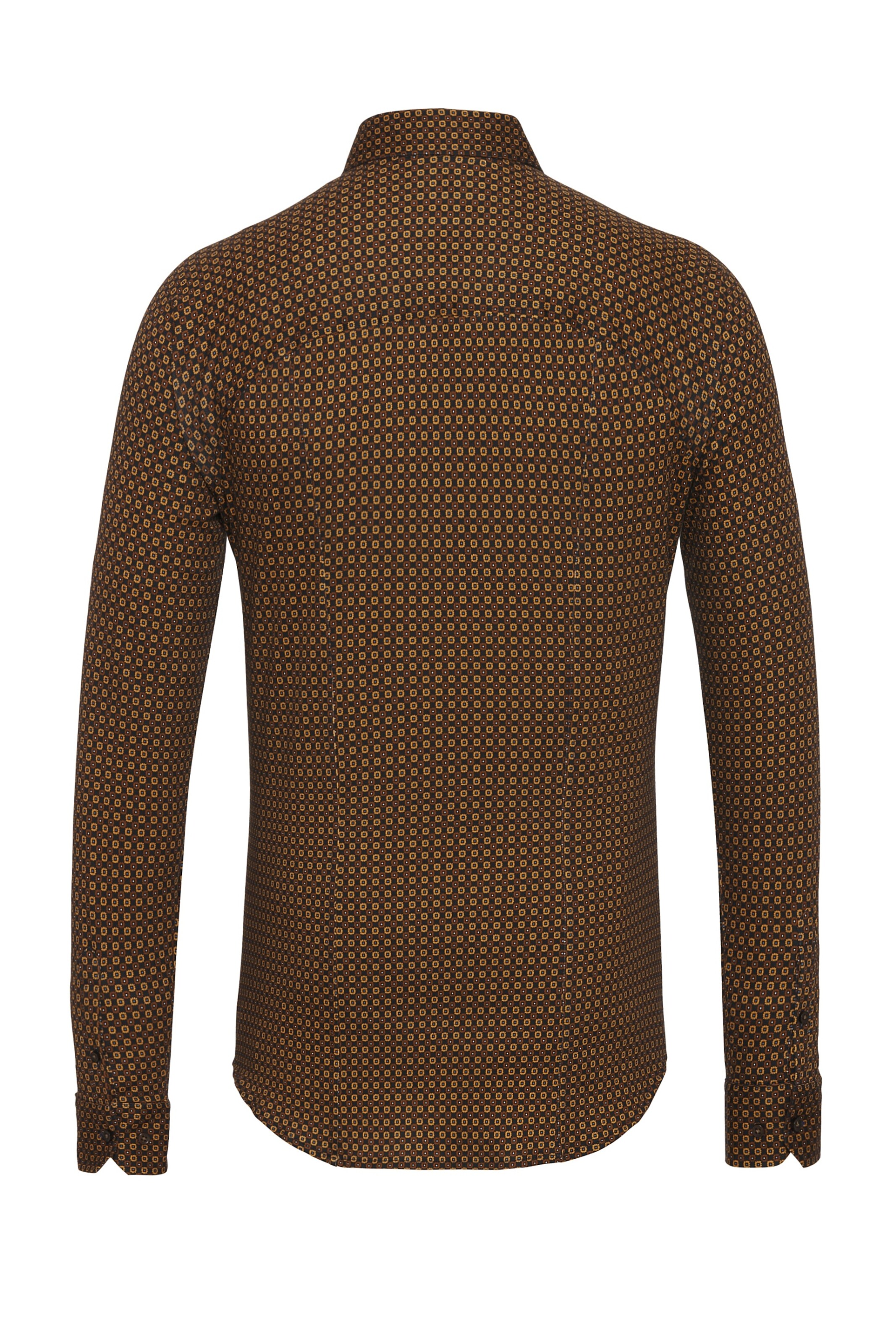 DESOTO Slim Fit Hemd in Braun