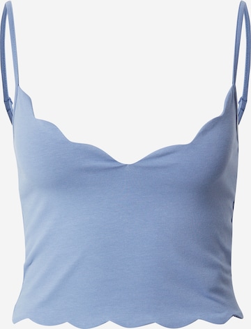 ABOUT YOU Top 'Auguste' in Blauw: voorkant