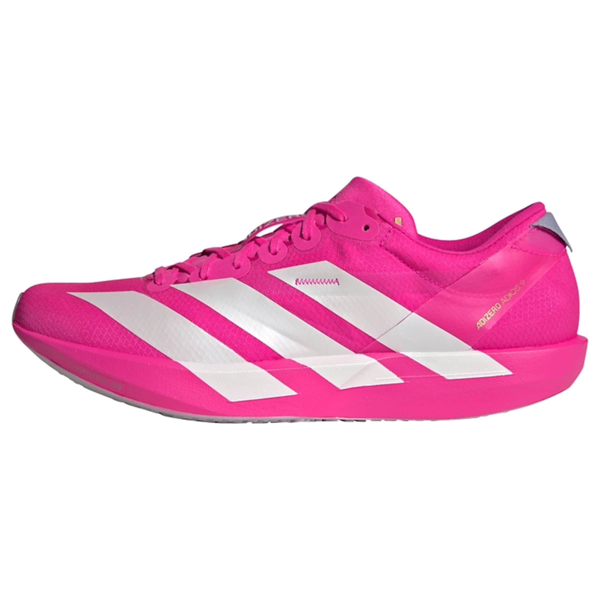 Chaussure de course 'Adizero Adios 9' ADIDAS PERFORMANCE en rose : devant