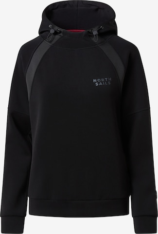 North Sails Sweatshirt in Schwarz: Vorderseite