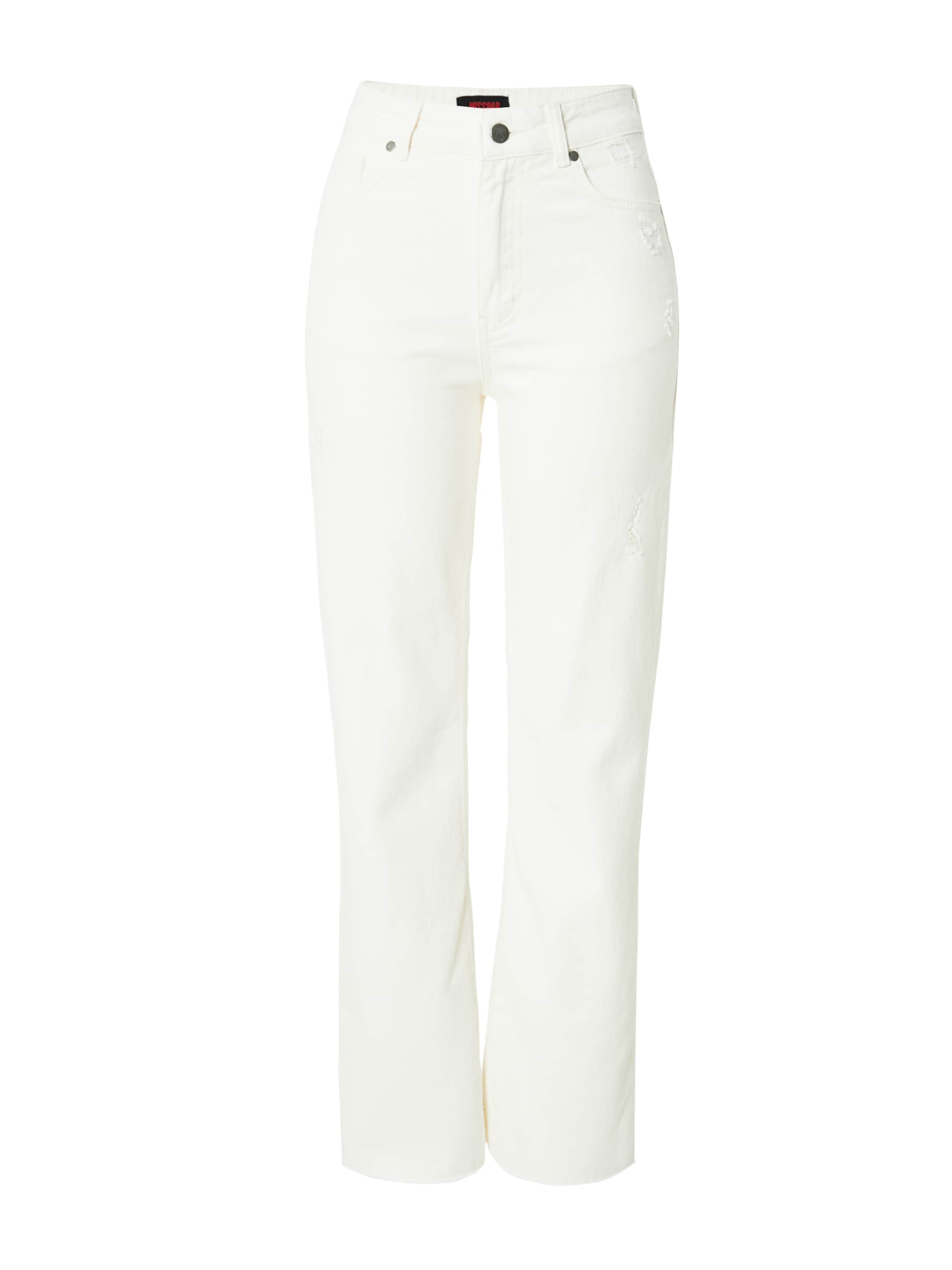 Misspap Jeans 'Distressed' in ecru, Produktansicht