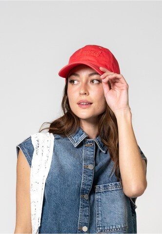 Casquette OH APRIL en orange : devant