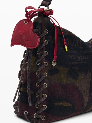 Desigual Schultertasche in Braun