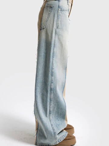 IT'S BASIC Baggy Jeans 'MEGA BAGGY MID RISE JEANS' in Blue