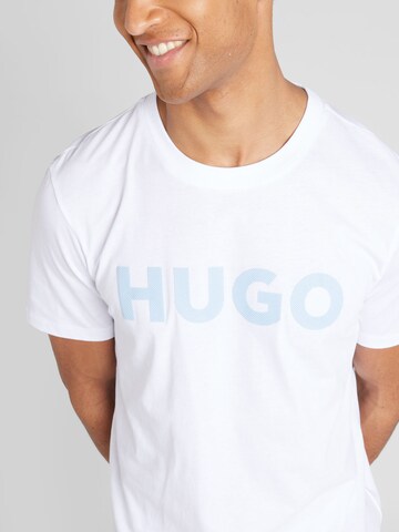 HUGO Paita 'Dulivio' värissä valkoinen