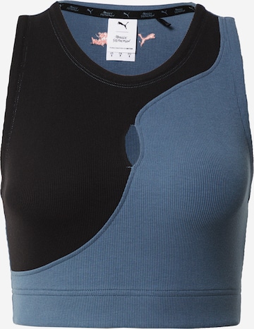 PUMA Sports Top 'MAGGIE' in Black: front