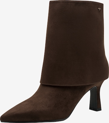 Bottines Tamaris en marron : devant